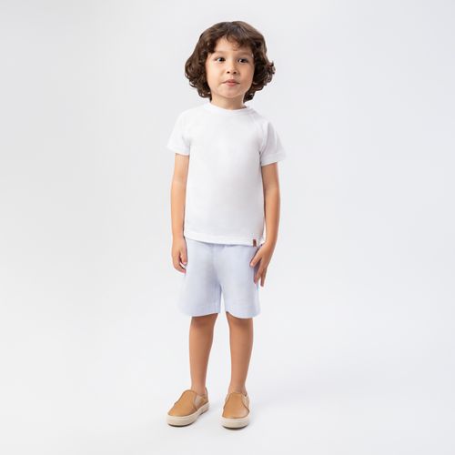 Bermuda de Bebê Masculina Anarruga - AZUL