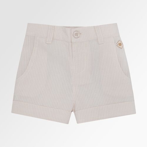 Bermuda de Bebê Masculina Anarruga - BEGE