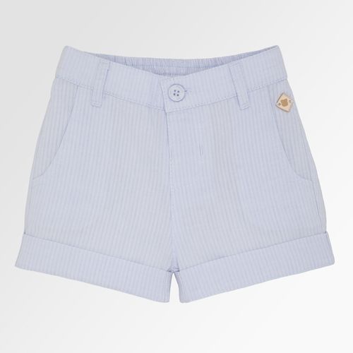 Bermuda de Bebê Masculina Anarruga - AZUL