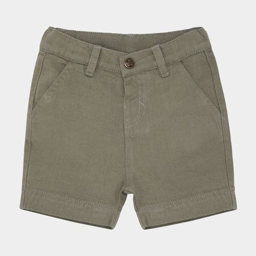 Bermuda de Bebê Masculina Linho com Bolso - VERDE