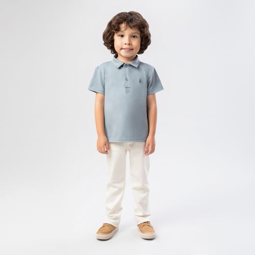 Calça de Bebê Masculina Moletom com Bolsos - CRU