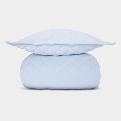 Colcha de Solteiro Matelassê 400 Fios - AZUL BB