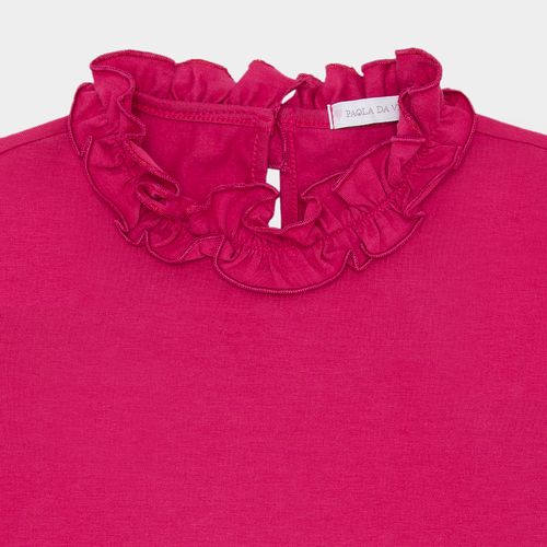 Blusa Infantil Feminina Manga Longa Cotton - PINK