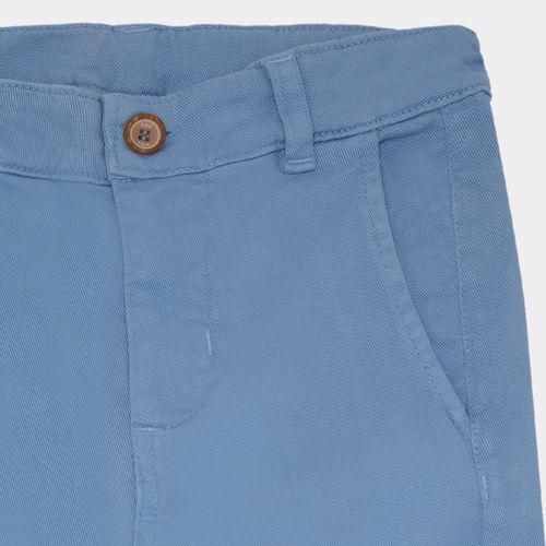 Calça Infantil Masculina Sarja Tinturada - AZUL