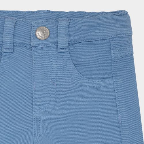 Calça de Bebê Masculina Sarja Tinturada - AZUL