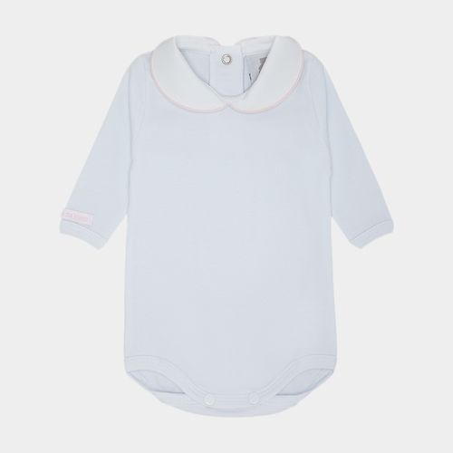Body de Bebê Manga Longa com Vivo - ROSA