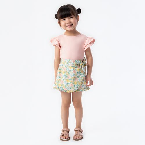 Shorts Saia de Bebê Feminino Liberty Fabrics Sollar - ROSA
