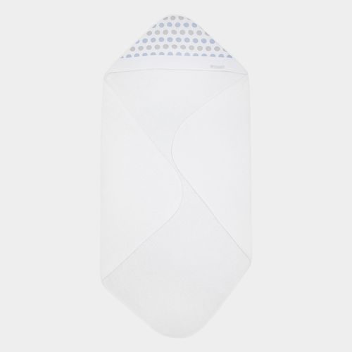 Toalha de Banho de Bebê com Capuz Poás Grande - AZUL