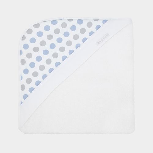 Toalha de Banho de Bebê com Capuz Poás Grande - AZUL