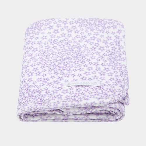 Manta de Bebê Egípcio Gold Fio 50 Liberty Fabrics Daisy - LILAS