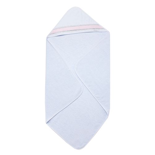 Toalha de Banho de Bebê Unissex Algodão Egípcio Gorgurão - ROSA