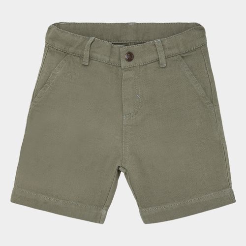Bermuda Infantil Masculina Linho com Bolso - VERDE