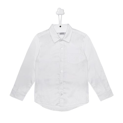 Camisa Infantil Masculina Manga Longa Riviera - BRANCO