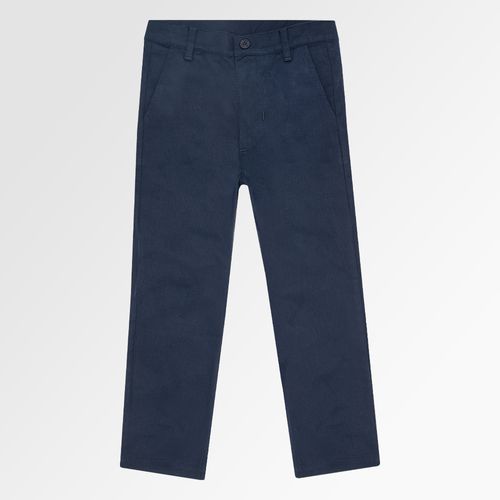 Calça Chino Infantil Masculina - AZUL MARINHO