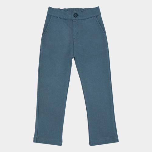 Calça Infantil Masculina Moletom com Bolsos - AZUL