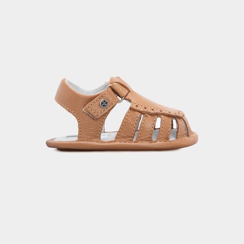 Sandália de Bebê Masculina Couro Franciscana Fechada - COCONUT