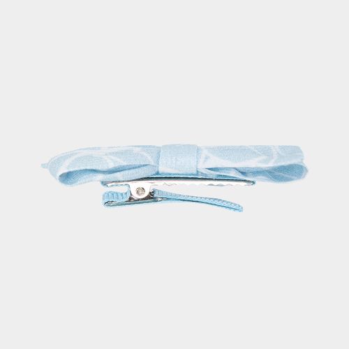 Conjunto de Laços de Cabelo de Bebê Estampas - AZUL CLARO