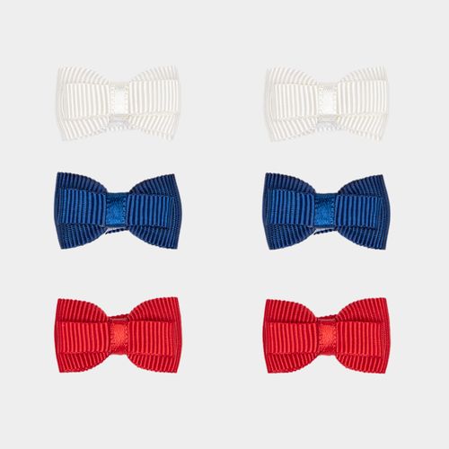 Kit de Lacinhos de Cabelo Bebê Gorgurão - VERMELHO