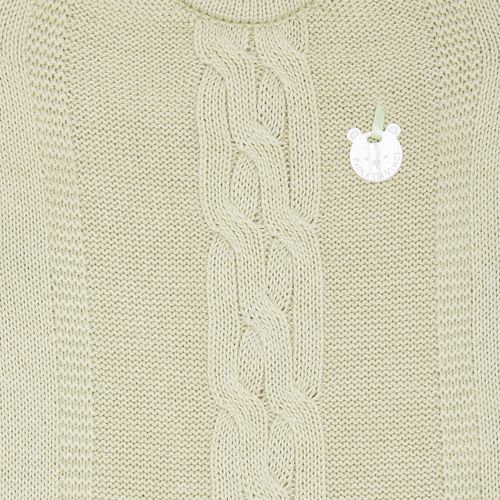 Saída de Maternidade Masculina com Manta Tricot Trança Central - ALOE WASH