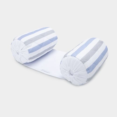 Rolinho Segura Bebê Piquet Listrado - AZUL