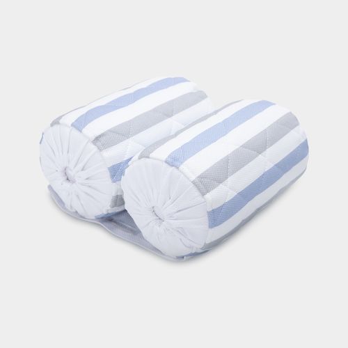 Rolinho Segura Bebê Piquet Listrado - AZUL