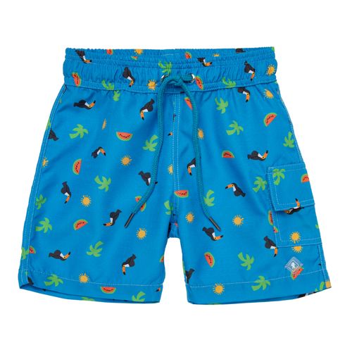 Bermuda de Praia Infantil Masculina Tucano - AZUL ROYAL