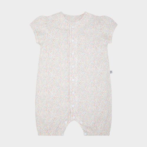 Macacão de Bebê Feminino Curto Egípcio Gold Liberty Fabrics - AMARELO
