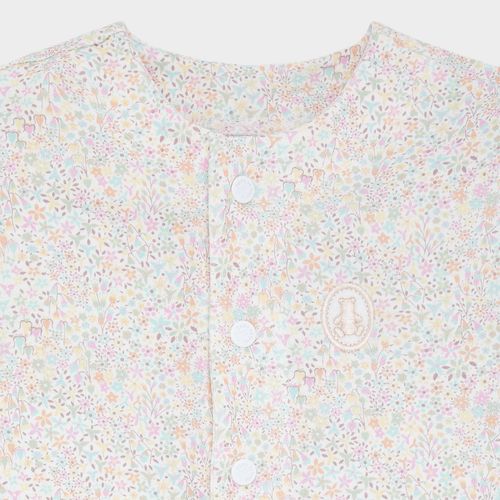 Macacão de Bebê Feminino Curto Egípcio Gold Liberty Fabrics - AMARELO