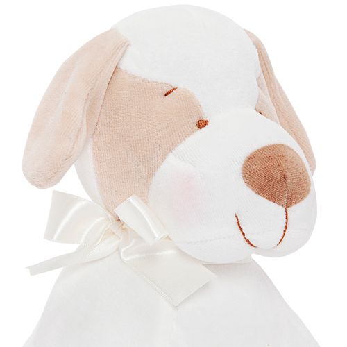 Pelúcia Unissex Cachorro Luppi Sentado - BRANCO