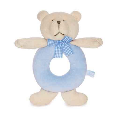 Chocalho de Pelúcia Urso Bimbi - AZUL