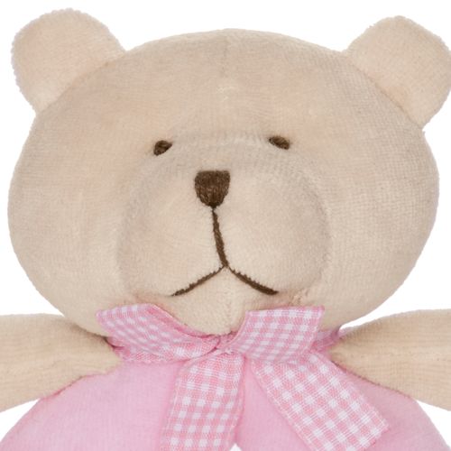 Chocalho de Pelúcia Urso Bimbi - ROSA