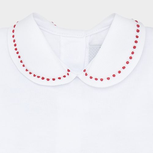 Body de Bebê Unissex Manga Longa Poás - VERMELHO