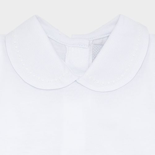 Body de Bebê Unissex Manga Longa Poás - BRANCO