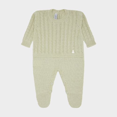 Saída de Maternidade Tricot Trança - ALOE WASH