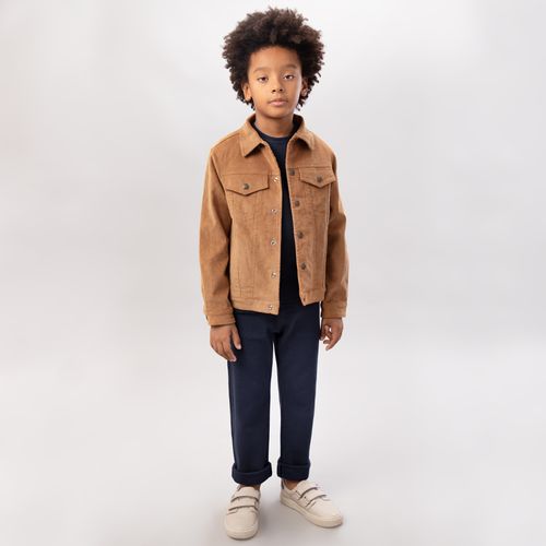 Calça Infantil Masculina com Bolso - AZUL MARINHO