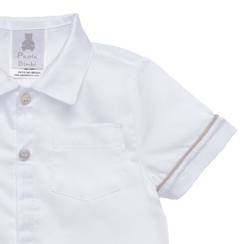 Conjunto de Bebê Masculino Rivieira Linho - KAKI