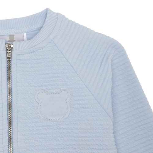 Conjunto de Bebê Masculino Matelassê - AZUL BEBE