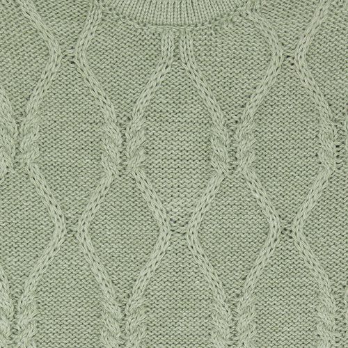 Saída de Maternidade Tricot Losangos com Manta - VERDE M.PLANT