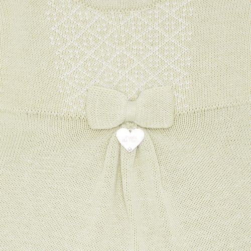 Saída de Maternidade Feminina Tricot Vestido Jacquard - ALOE WASH