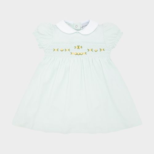 Macacão Vestido de Bebê Feminino Egípcio Gold Fio 50 - VERDE