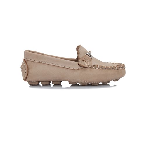 Mocassim Infantil Masculino Couro Bridão - AMENDOA