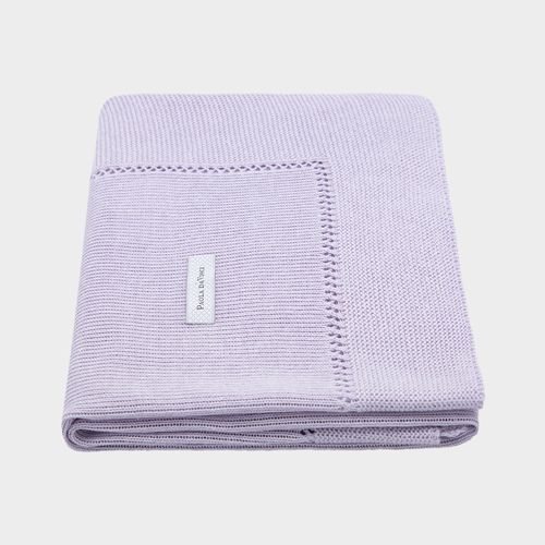 Manta para Saída de Maternidade Tricot Liscio - DEPECHE LILAS