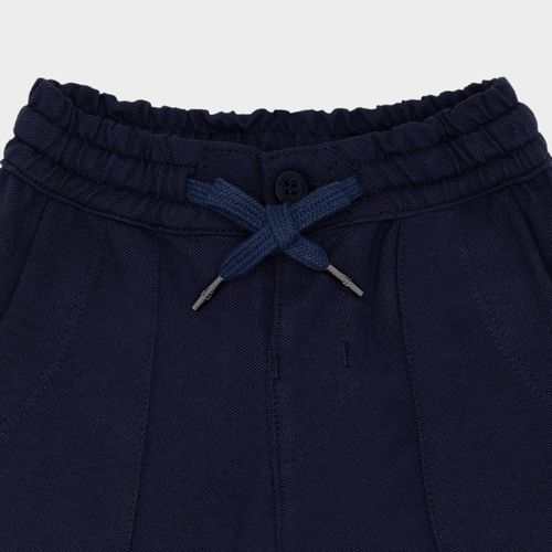 Calça de Bebê Masculina Piquet - AZUL MARINHO
