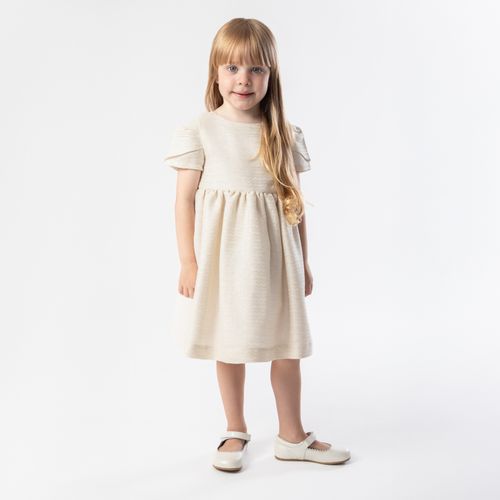 Vestido de Bebê Feminino Luréx - CRU