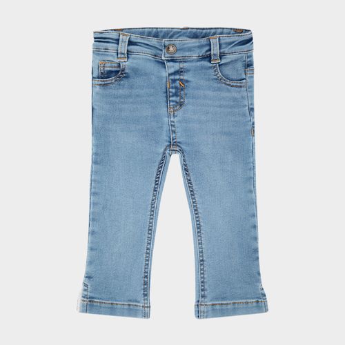 Calça Jeans de Bebê Feminina Strech - AZUL MARINHO