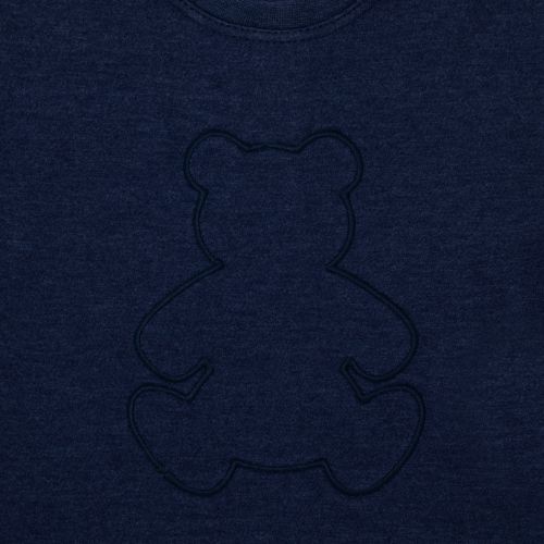 Camiseta de Bebê Masculina Manga Curta Malhão - AZUL