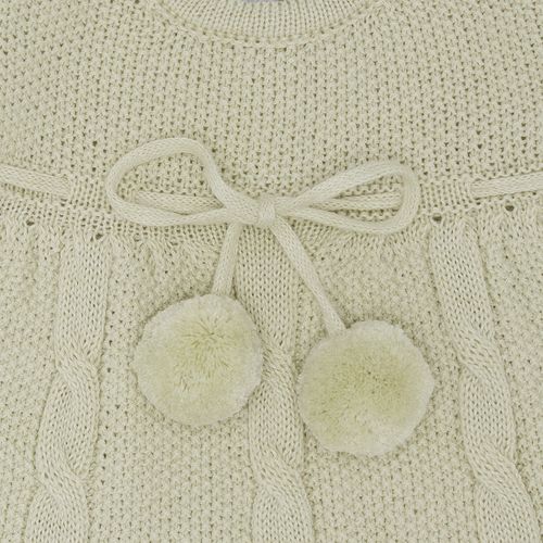 Saída de Maternidade Feminina Tricot com Laço de Pompom - ALOE WASH