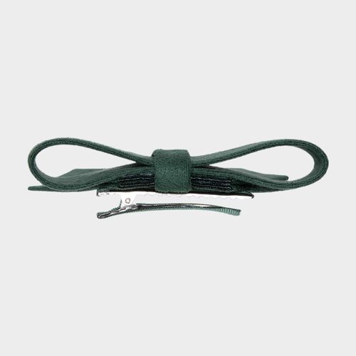 Laço Infantil de Cabelo Suede - VERDE