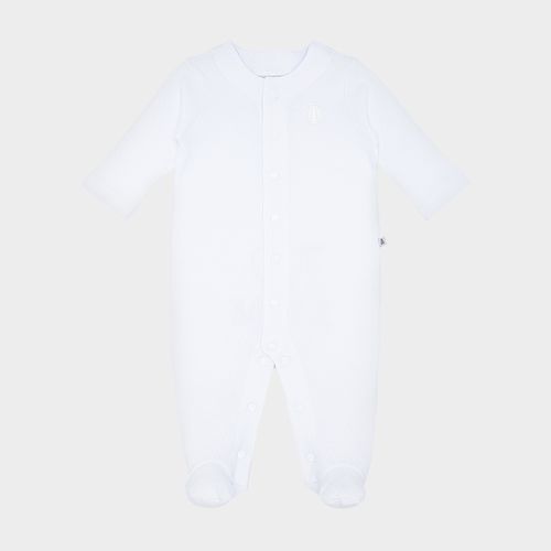 Macacão de Bebê unissex Longo I Love Mom - BRANCO