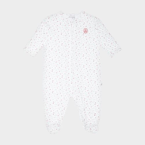 Macacão de Bebê Feminino Longo Egípcio Gold Fio 50 Floreale - ROSE